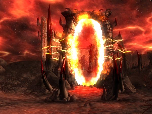 Oblivion portal (Screenshot game Oblivion)