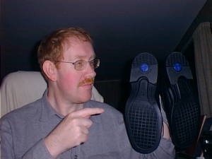 Portrait with shoes