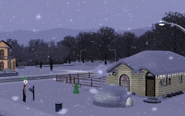 Screenshot Sims 3 Seasons (winter)
