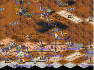 Screenshot Mars Now scenario for Civ2