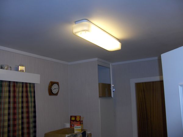 Fluorescent kitchen light