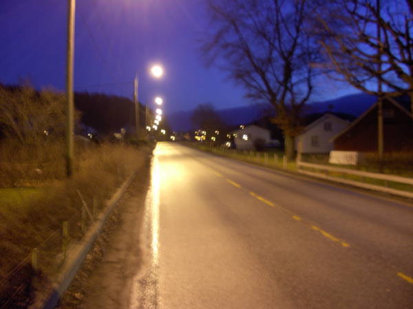 Night road