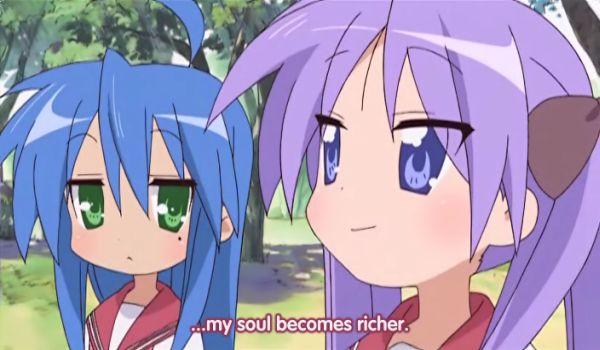 Screenshot anime Lucky*Star