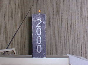 Millenium candle