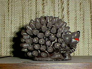Porcupine candle