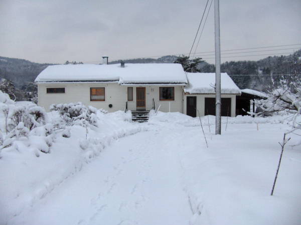 House in winter