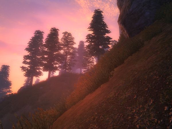 Oblivion sunset