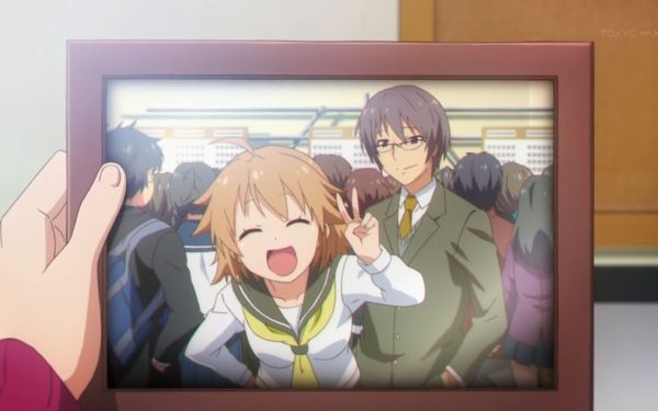 Screenshot anime Sakurasou, featuring Misaki