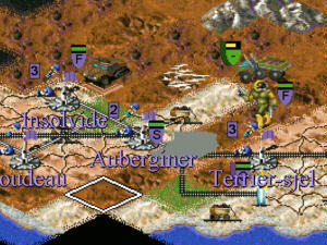 Screenshot Civ2, Mars Now