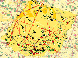 Sim country map