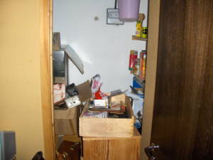 Small room full of clutter