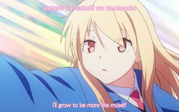 Screenshot Sakurasou, featuring Shiina Mashiro