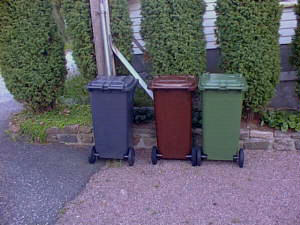 Trash cans