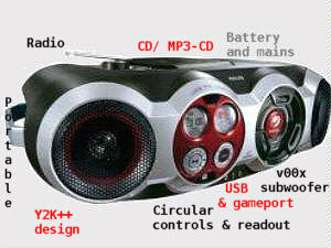 Philips AZ2558 stereo