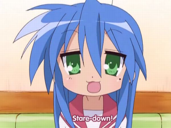 Screenshot anime Lucky Star