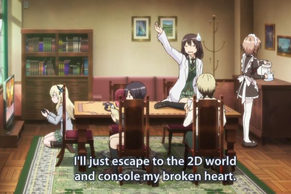 Screenshot anime Boku wa Tomodachi ga Sukunai Next