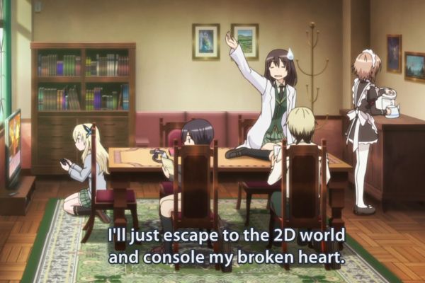 Screenshot anime Boku wa Tomodachi ga Sukunai Next