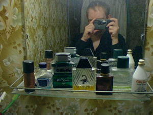 Bottles of after shave
