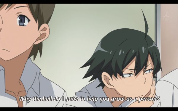 Screenshot anime Oregairu (Yahari Ore no Seishun...)