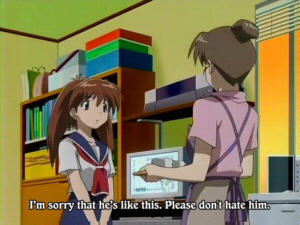 Screenshot anime Narue no Sekai