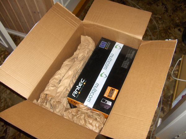 Just opened package with computer