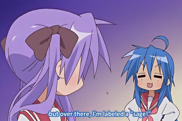 Screenshot anime Lucky*Star