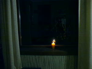Candle in window