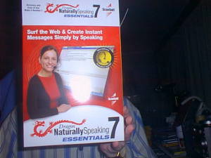 Dragon Naturally Speaking box