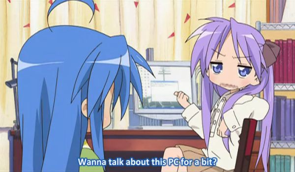 Screenshot anime Lucky*Star