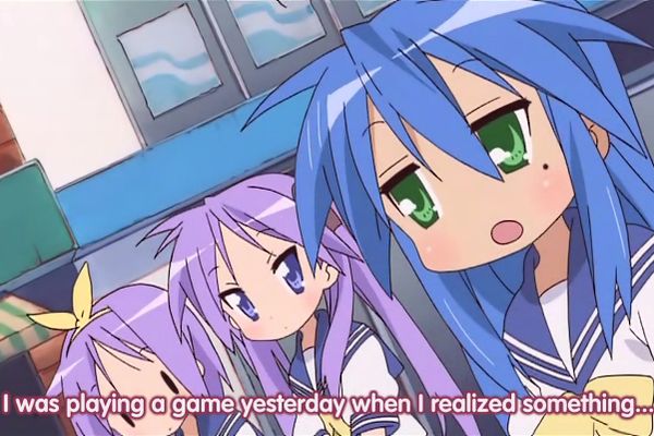Screenshot anime Lucky*Star