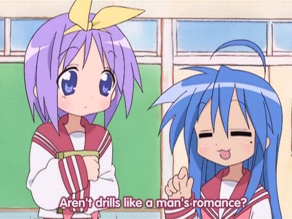 Screenshot anime Lucky*Star