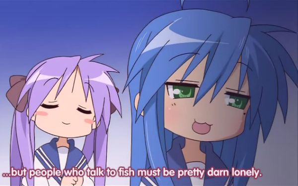 Screenshot anime Lucky*Star