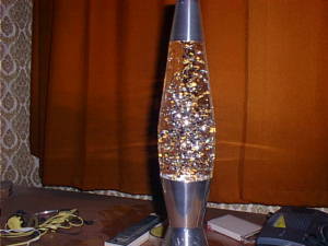 Glitter lamp
