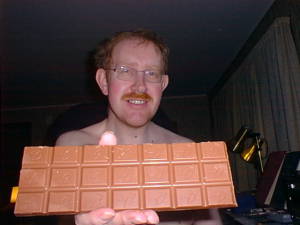 Portrait w/chocolate