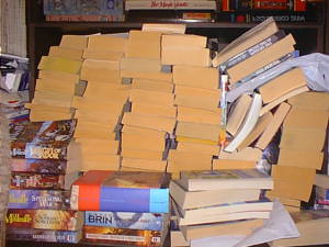 Stacks of books