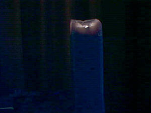 Rectangular candle