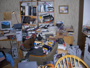 Chaotic living room