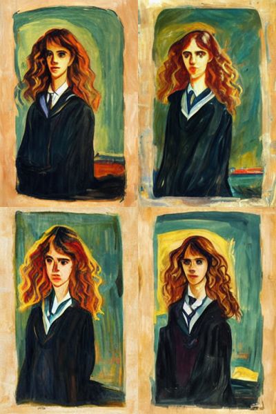Hermione Granger by Edvard Munch